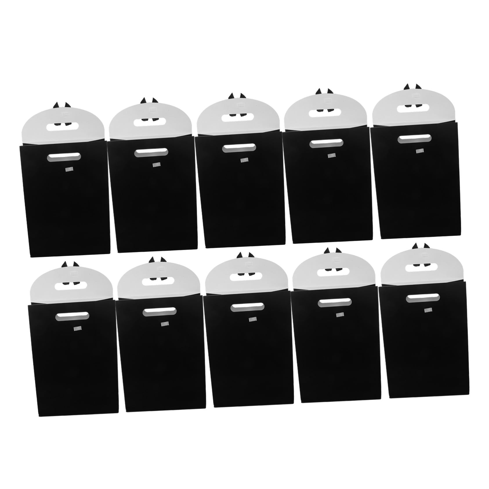 Sachets cadeaux supérieure KOMBIUDA noirs avec poignée pour shower et fête