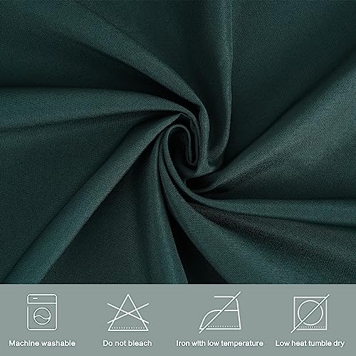 Zdada Green Round Table Cloth, 152cm/60Inch Large Circular Table Cloths - Image 2