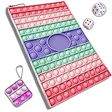 AYOKA TOYS Big Jumbo Bubble Pop Sensory Toy Set, 139 Bubble Pop Chess Game Board with Push Bubble...