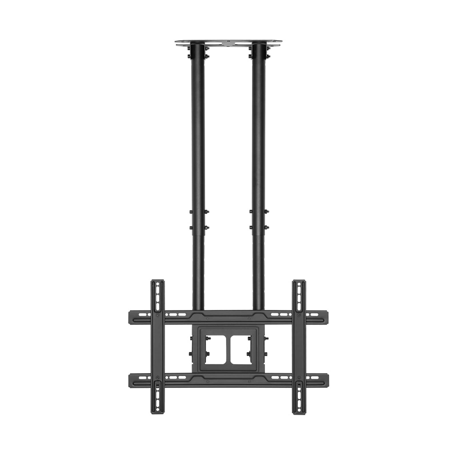 Supporto TV resistente, staffa regolabile da soffitto per TV da 50 a 80 pollici, design inclinabile, VESA max 600 x 400 mm, supporta fino a 69,9 kg
