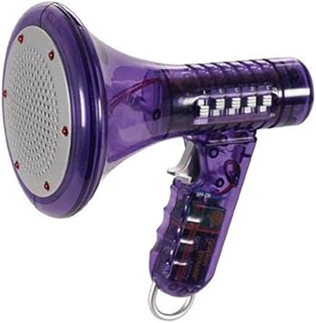 Toysmith Tech Gear Multi Voice Changer – Megaphone Toy with 8 Voice Effects and LED Lights – Fun Outdoor Toy for Kids Ages 5+ – Cool Gag Gifts or Birthday Gift Idea – Colors May Vary, Battery Included