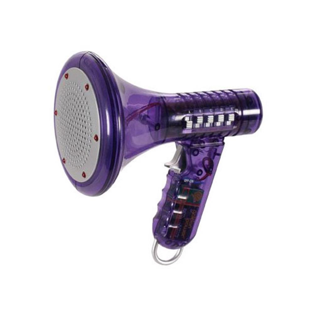 Toysmith Tech Gear Multi Voice Changer – Megaphone Toy with 8 Voice Effects and LED Lights – Fun Outdoor Toy for Kids Ages 5+ – Cool Gag Gifts or Birthday Gift Idea – Colors May Vary, Battery Included