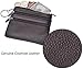 Leamekor Womens Mini Coin Purse Wallet Genuine Leather Zip Pouch Keychain Ring