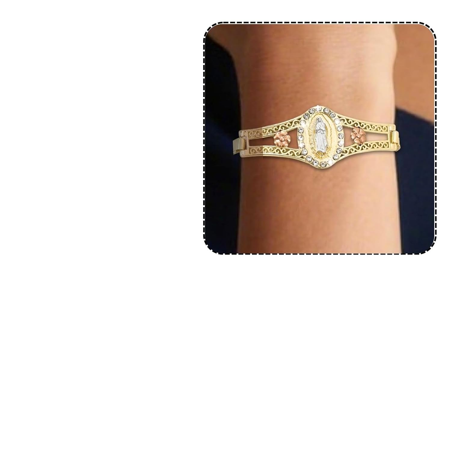 J&H DiaJuvelo Virgin Mary Bracelet