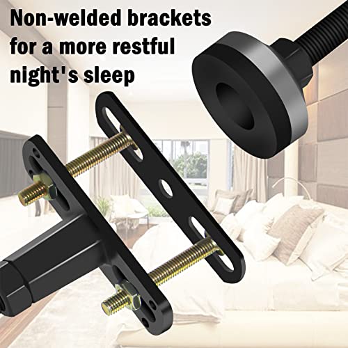 4 Pack Adjustable Height Center Support Leg (18.1 - 22.6"), For Bed Frame, Wood Slat, With Heavy Duty Furniture Feet And Non-Welded Bracket Suitable For Bed, Sofa, Table, Cabinet Replacement Parts #TOP6