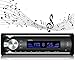 Produktbild Autoradio mit Bluetooth Freisprechung, ODLICNO MP3 Autoradio mit Fernbedienung 7 Beleuchtungsfarben LCD Bildschirm Single Din Universal Stereo Autoradio AUX TF USB FM Mikrofon MP3-Player Empfänger