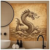 ✅ Simplemente pega y embellece los azulejos viejos de la pared, los espejos de baldosas, los mosaicos y los bordes con lámina de azulejos. Pegue los azulejos sobre baldosas, sin artesanos, sin suciedad, sin costoso.