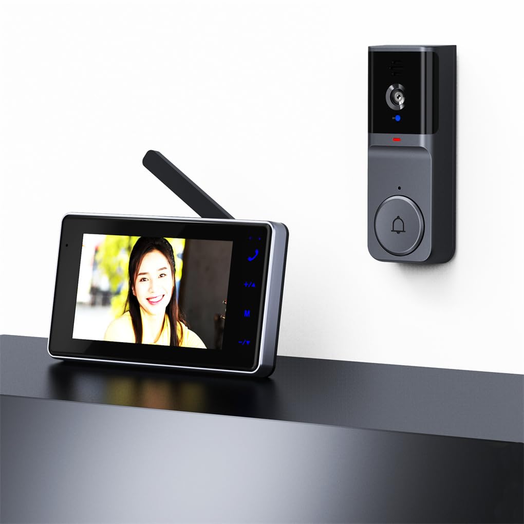 Sonnette vidéo sans Fil avec Capture Automatique et Batterie