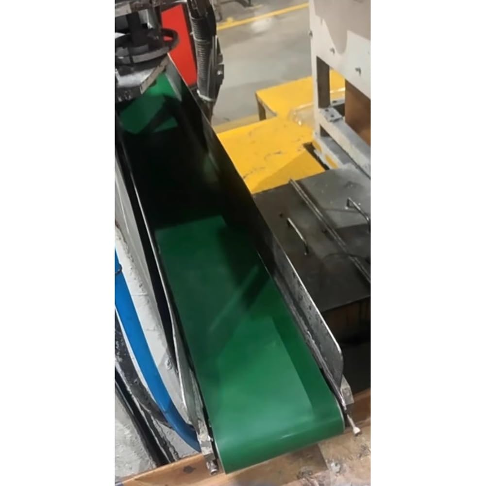 Cinta transportadora industrial de PVC, 3 mm de grosor, correa de transmisión para aeropuertos y embalajes, longitudes personalizadas de 200 cm a 1000 cm, duradera y flexible (60 x 500 cm)
