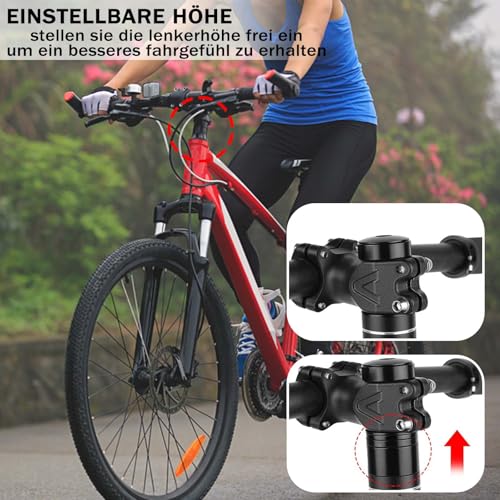 CONJURAIDE 10 Stück Ahead Spacer 1 1/8 Zoll, 2 3 5 10mm Aluminium Platte Spacer Fahrrad Ahead Kappe Fahrradlenker Erhöhung Lenkererhöhung Distanzscheiben Vorbau Steuersatz Abstandshalter Fahrrad