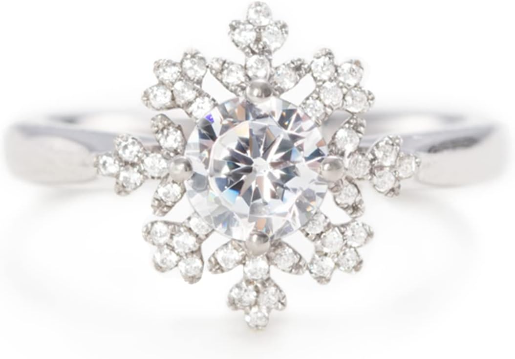 STORYJEWELLERY Daughter Ring, Daughter Gifts, Snowflake Ring, Birthday Gifts for Adult Daughters