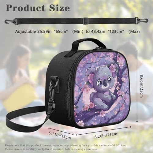Sac à déjeuner koala isotherme en textile robuste et durable - 6