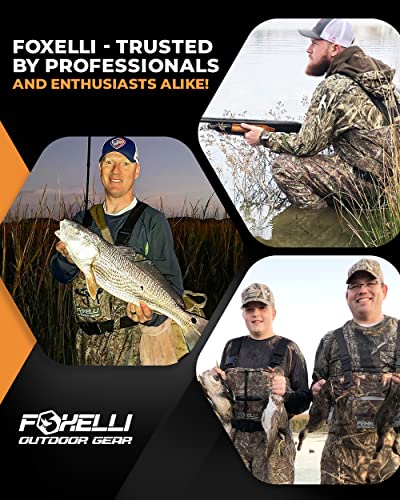 Foxelli Chest Waders – Camo Hunting Fishing Waders For Men And Women With Boots, 2-Ply Nylon/Pvc Waterproof Bootfoot Waders #TOP4