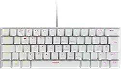 Teclado Mecânico Gamer Vinik Anihi White 60% Switch Red LED Rainbow