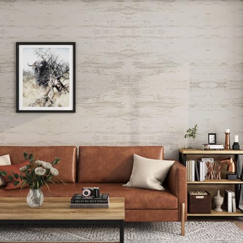 Papier peint gris marron adhésif pour relooker facilement vos murs