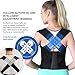 VOKOKOYA Posture Corrector for Women and Men,Adjustable Shoulder Straightener,Back Support Brace,Upper Spine scoliosis, hunchback Black Medium