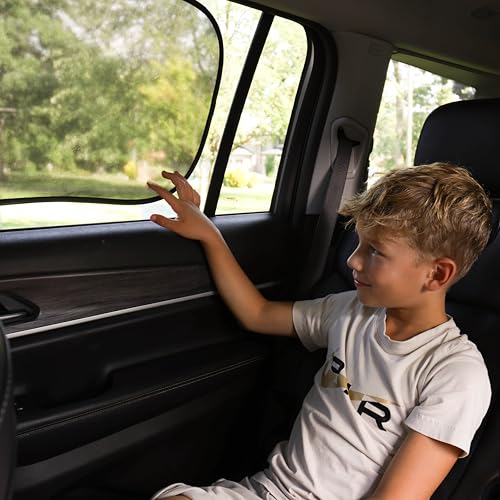 Mindful Design TN-1225232 Car Window Shades For Baby (2 Pack) - 21 Inchx14 Inch Sun Shade Blocker thumb #3