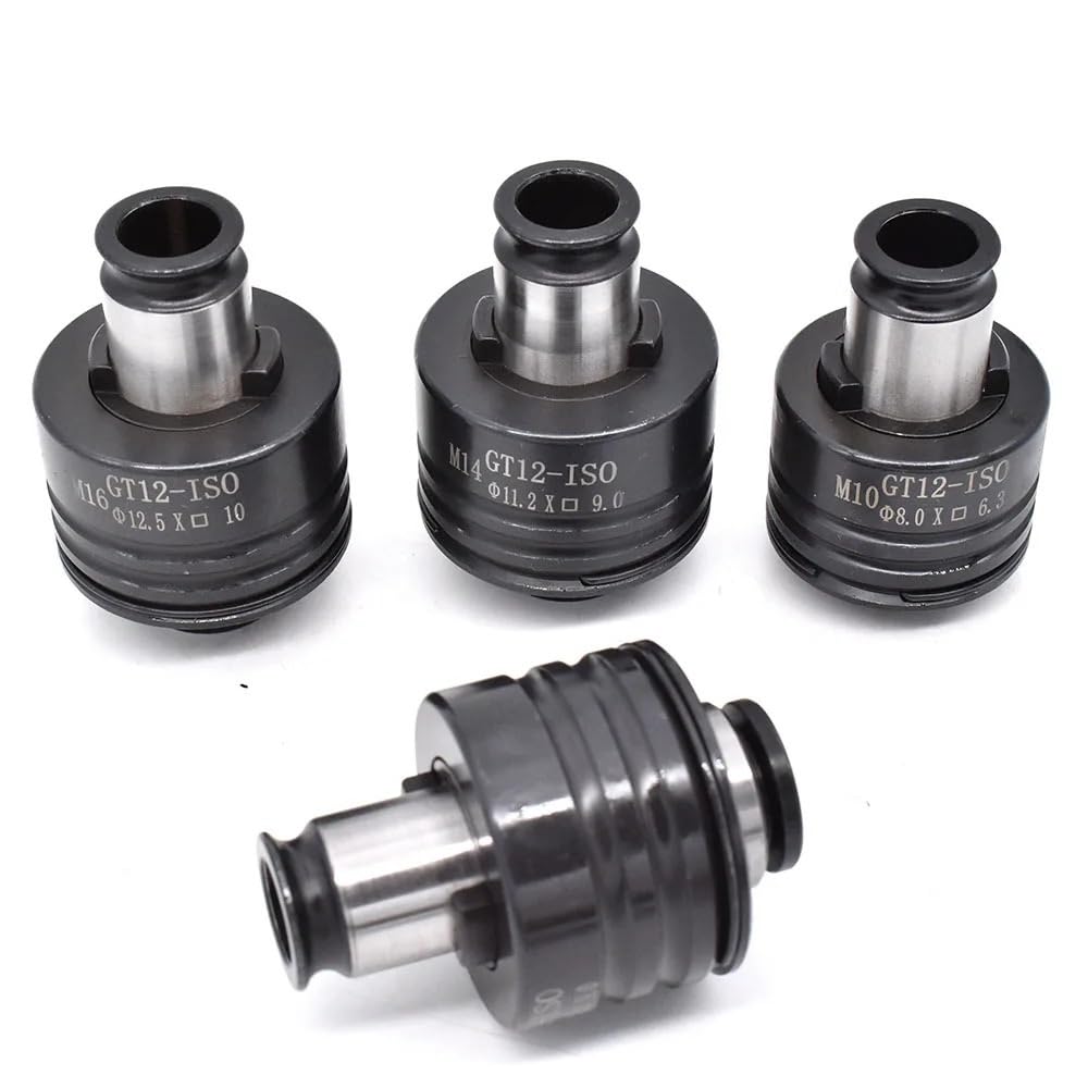 1 pz GT12 M2-M16 Mandrino autofilettante con Protezione da sovraccarico, Standard ISO, Maschi Anti-Rottura, mandrino portapinza for tornio CNC(JIS Standard,GT12-M2)