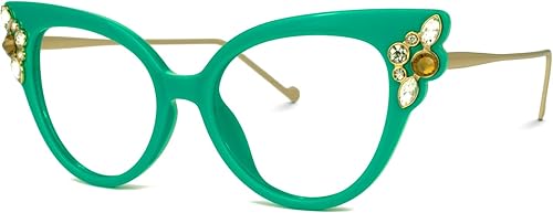 Zeelool Belkihel ZJGX980861 - Lentes de bloqueo de luz azul estilo ojo de gato