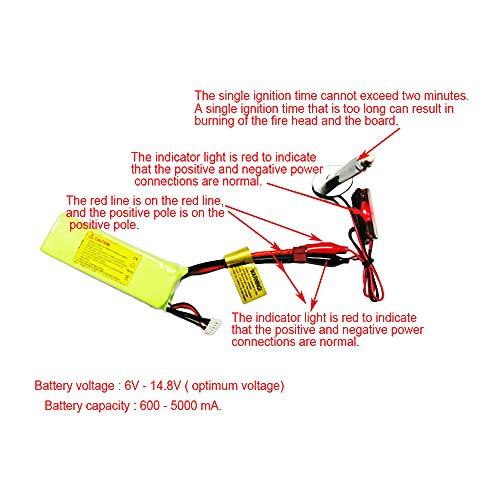 Bqlzr Metal Purple Upgraded 6V -24V Electronic Glow Plug Starter Igniter Replacement For Nitro Rc Car #TOP5