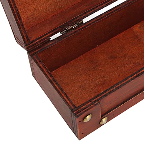 Vintage Storage Box, Wooden Jewelry Storage Box Jewelry Boxes Decorative Boxes For Home Beauty Salon Ornaments Treasure Chest Box Necklace Exquisite Storage Box Decorative Treasure Stash Box #TOP6