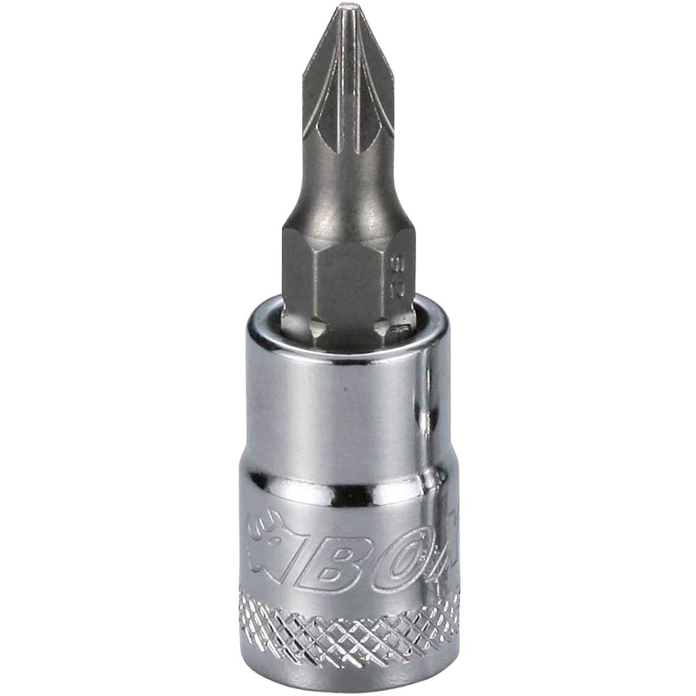 1/4" Drive Pozi Bit Socket BOXO PZ1 SB22-PZ137