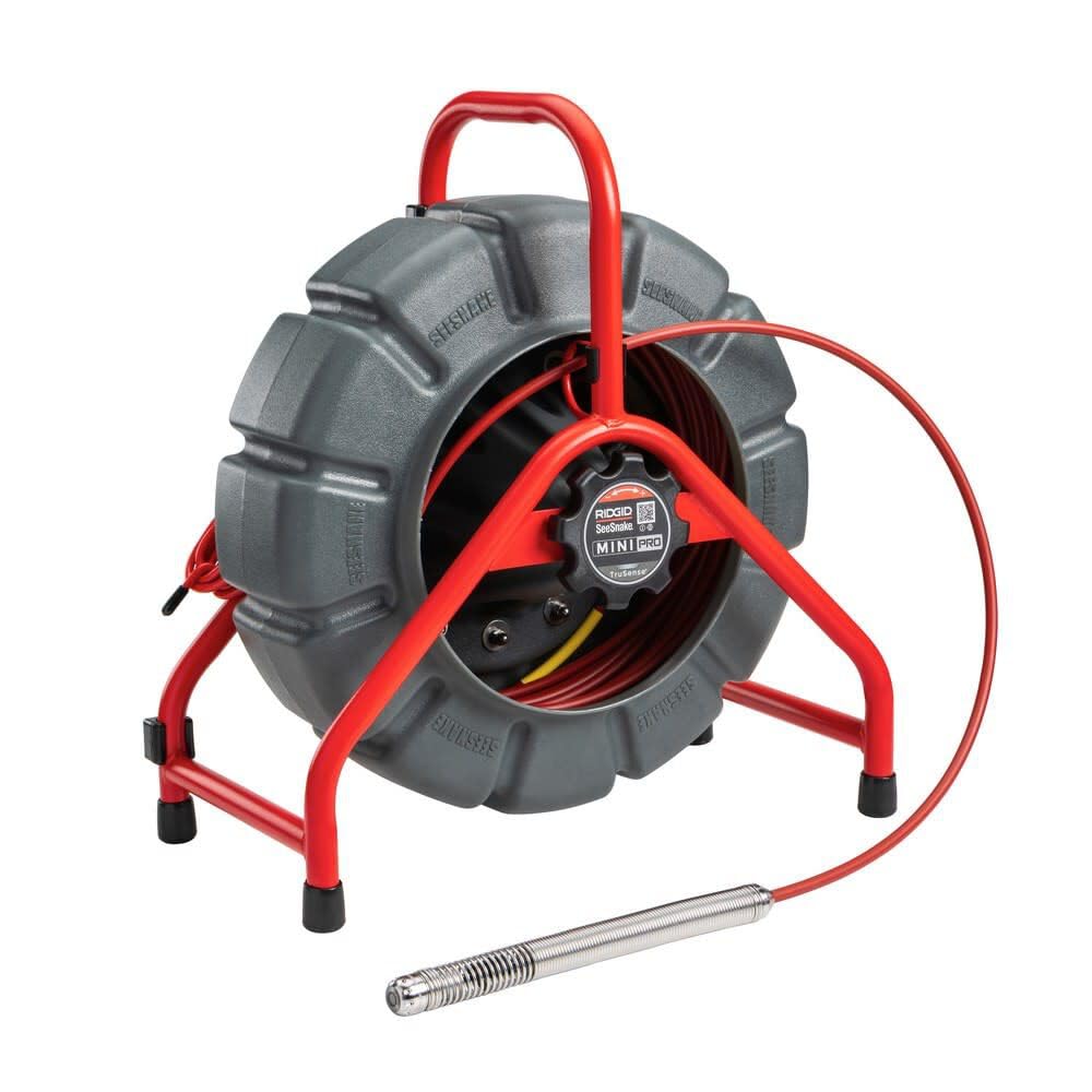 RIDGID 76883 SeeSnake® Mini Pro Self Leveling Camera Reel with TruSense Technology, High Dynamic Range, Tiltsense Inclinometer