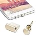 Type C Anti Dust Plug Set, iMangoo Type C Pluggy & 3.5mm Earphone Pluggy Protect USB-C Port + Headphone Jack for Samsung Galaxy Note 8 S8 LG G5 Nexus 6P 5X Pixel with Case for Easy Storage Gold