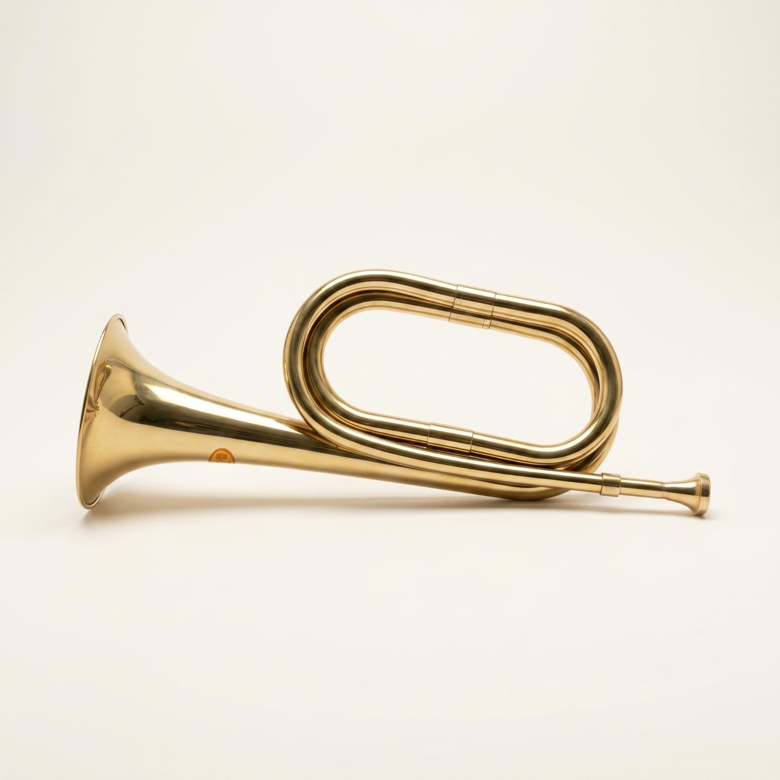 Tromba da Sfilata Leggero Strumento a Fiato in Ottone Chiaro Strumento a Fiato in Ottone con Bocchino per Bande Musicali, Musicisti, Oro