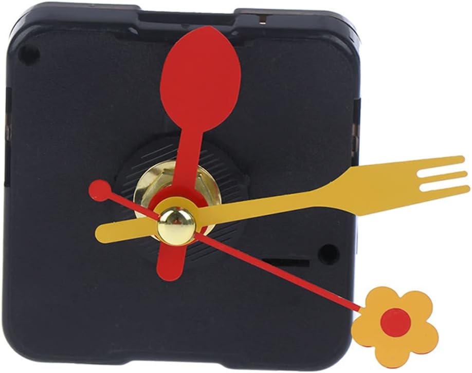 Cute Quartz Clock Movement Kit Spindle Mechanism Replacement Repair Parts Flower