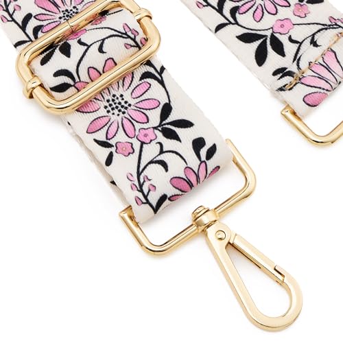 Image of ZOOEASS Wide Shoulder Strap Adjustable Replacement Belt Guitar Style Crossbody Bag Handbag Strap Multicolor Canvas Straps(Wide:1.5in)(Color41)