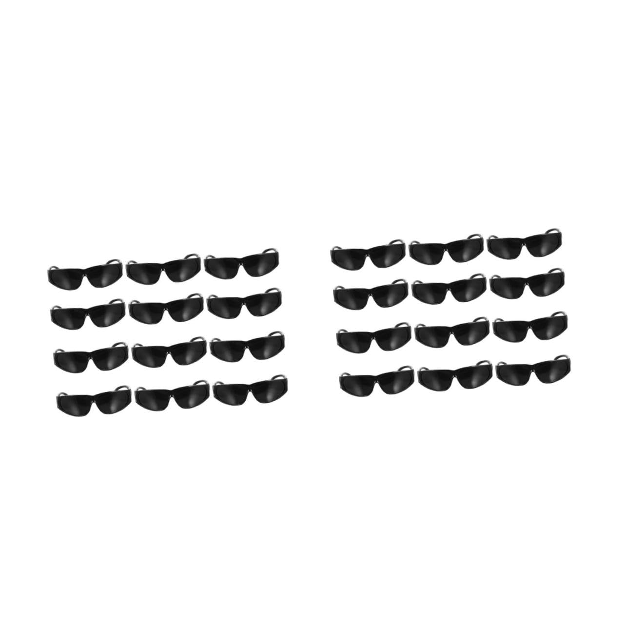 2 Sätze Schweissbrillen Schweißen Schweißer Erwachsene Arbeitsbrille Arbeiten Schutzbrille Über Brille Schweißsicherheitsbrille Schweißbrillenschutz Abs Schwarz 12 Stücke * 2