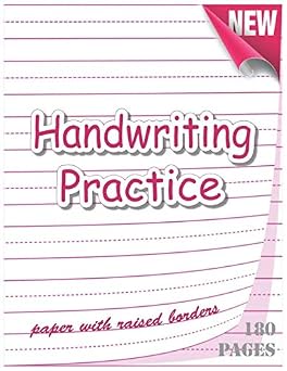 handwriting practice paper with raised borders 180 Blank handwriting practice paper with dotted lines / handwriting practice paper for kids grade 2/180 pages 8.5 x 11 in