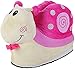 Chaussons Peluche Animaux pour Femme Nouveauté Bande Dessinée Escargot Maison Chaussures Slipper Pantoufles Antidérapantes Pink 35/39 EU