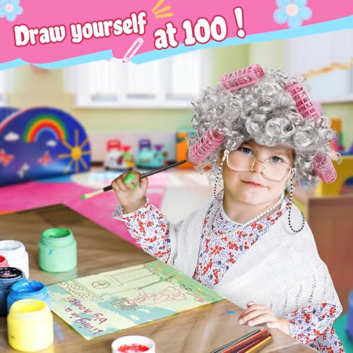 Disfraz Biubee Old Lady para Niñas 5-7 años miniatura 4