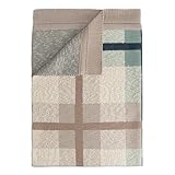 Crane Baby Knitted Baby Blanket, Charlie Farmhouse Plaid Collection, Cotton Baby Blankets, Crib Blanket, Stroller Blankets for Babies, Gender Neutral Nursery Decor, Knit Baby Quilt