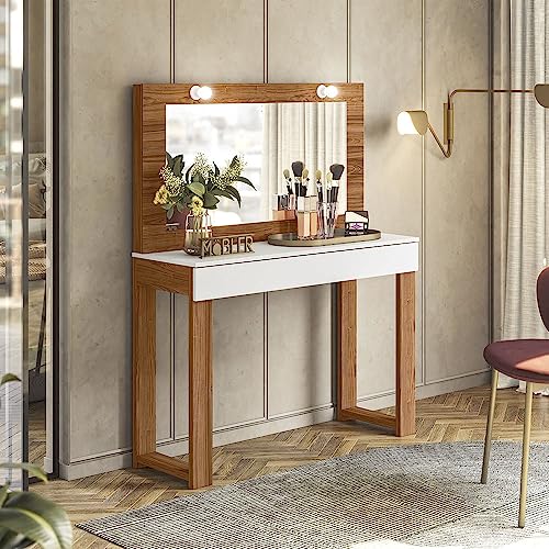 Penteadeira Camarim Real LED Com Gaveta - Mobler