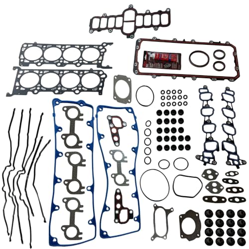 Image of Partsflow Full Gasket Set Compatible With 02-11 Ford Explorer Crown Victoria Lincoln Town Car Mercury