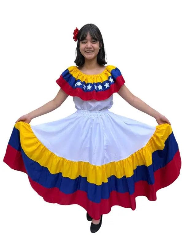 Venezuelan Traditional Women Fiesta Dress2