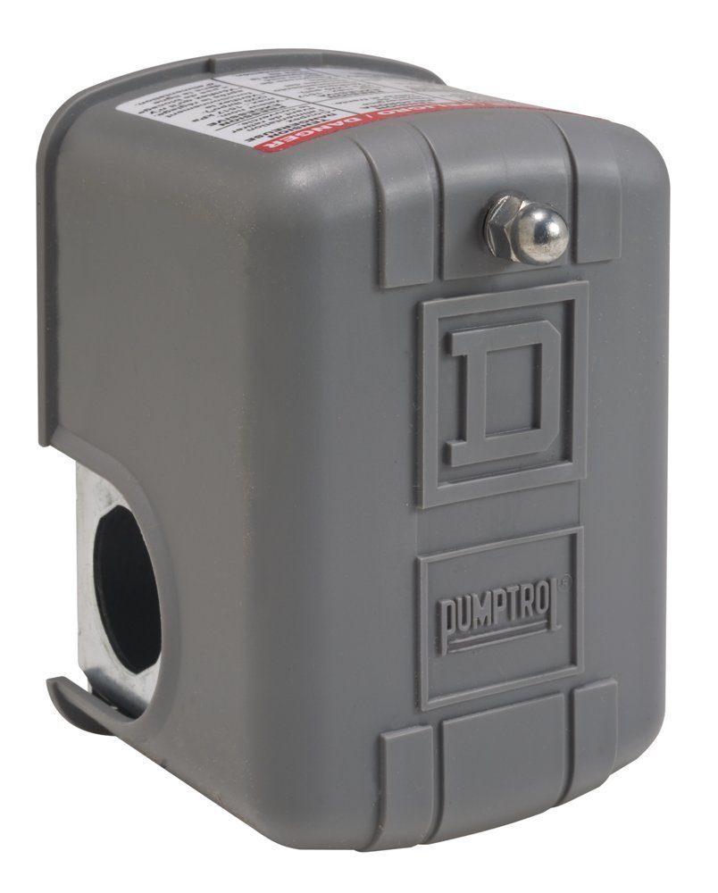Square D 9013FSG2J20M4 Water Pump Switch, 20/40 PSI, DPST w/Manual Switch & Low Pressure Cut-Off, Black-image-34