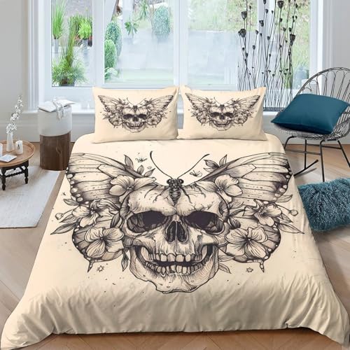 Housse de couette skieurs 3D 260x220cm en microfibre douce avec taies - 4
