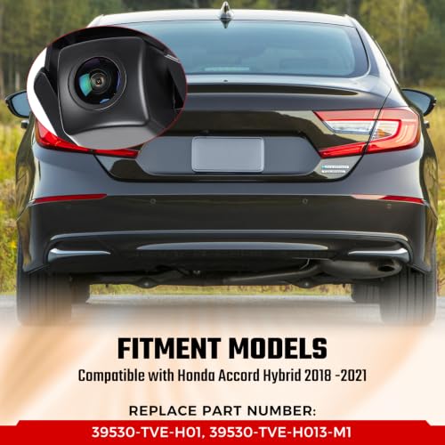 Image of 39530-TVE-H01 Rear Camera Fit for Honda Accord 2018-2021 Reverse Backup Cam | Replaces 39530-TVE-H013-M1, 39530TVEH01