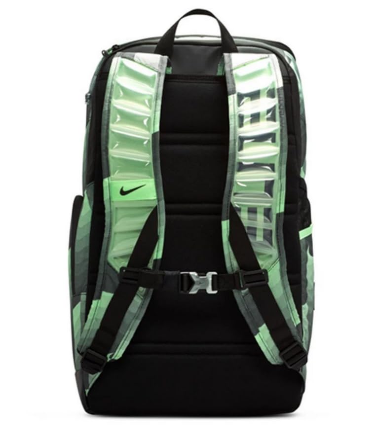 Nike Hoops Elite Pro Basketball Backpack, Black/Green, One Size