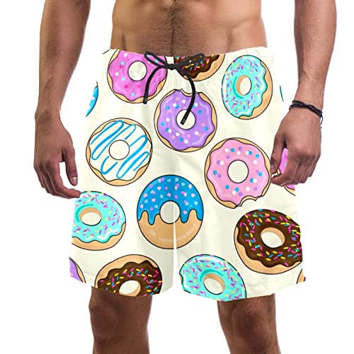 Short de plage motif de beignet JDEZ pour vos vacances d'été