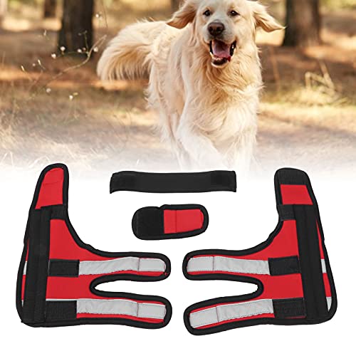 Image of Dog Front Leg Braces, Reflective Canine Shoulder Brace with Elbow Support for Ligament Injuries Sprains, Adjustable Dog Leg Wrap for Medium Dogs during Walking Running or Recovery