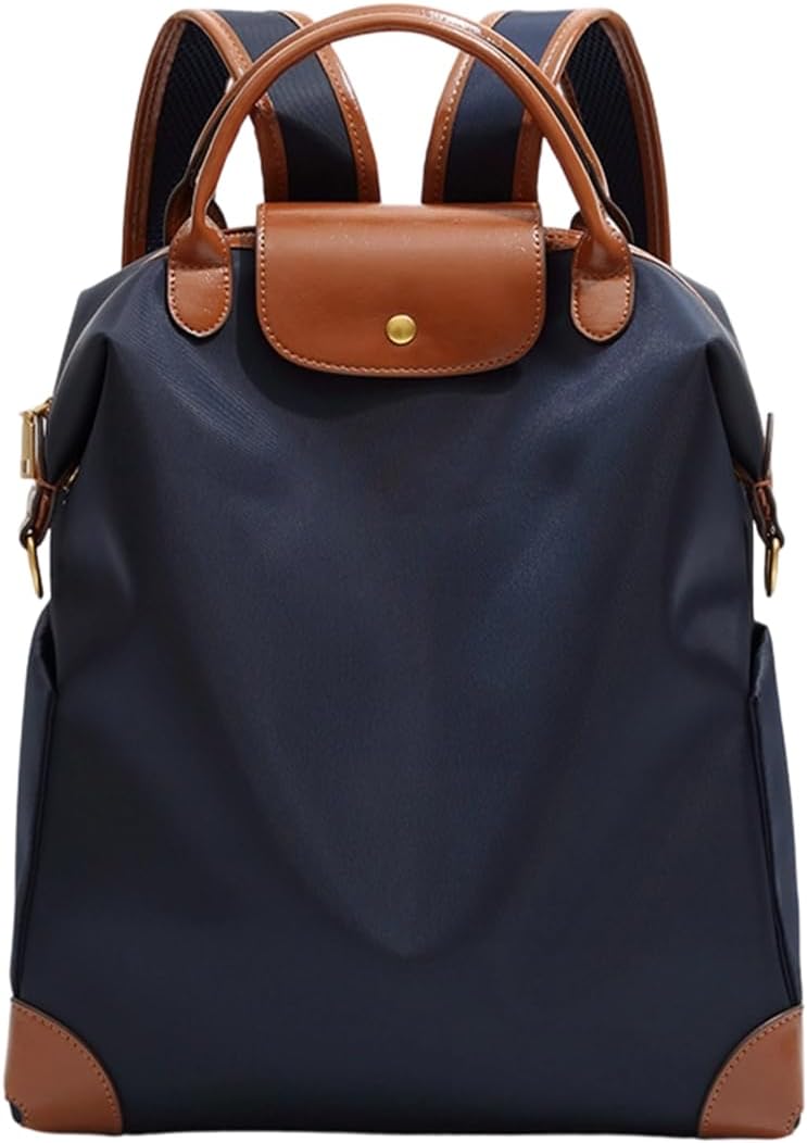 Women's Fashion Casual Laptop Backpack, Wear-Resistant Waterproof Large Capacity Backpack With Top Handle (Black)