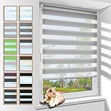 ❺ 𝗟𝗶𝗲𝗳𝗲𝗿𝘂𝗺𝗳𝗮𝗻𝗴 & 𝗞𝘂𝗻𝗱𝗲𝗻𝘀𝗲𝗿v𝗶𝗰𝗲: 𝗟𝗶𝗲𝗳𝗲𝗿𝘂𝗺𝗳𝗮𝗻𝗴:1x Doppelrollo 45x120cm Grau,1x Montageset ,1x deutsche Anleitung; Wir bieten die Doppelrollos in viele Farben ( Weiß,Anthrazit,Grau,Grün,Leinen,Lila,Braun, usw.)& Maße(Breite 40 45 50 55 60 65 70 75 80 85 90 95 100 105 110 cm und Länge 100 120 140 150 230cm ); 𝗞𝘂𝗻𝗱𝗲𝗻𝘀𝗲𝗿v𝗶𝗰𝗲: 24-Stunden-Online-Kundendienst, bitte kontaktieren Sie uns auf alle Fragen;