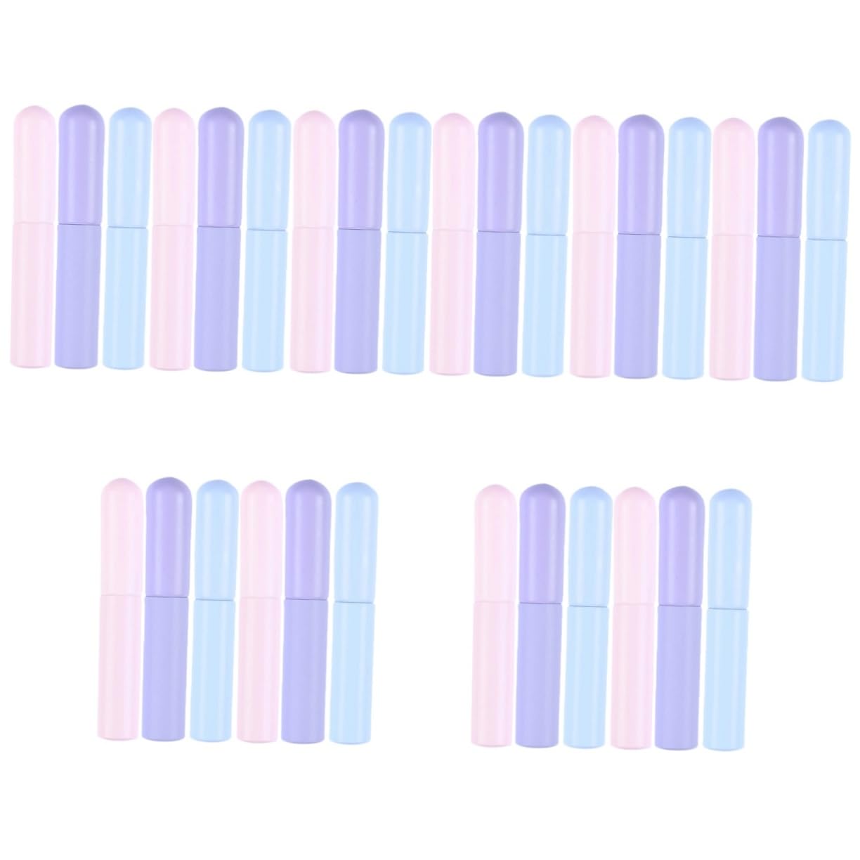 Beavorty Juego De 5 Brochas Multiusos Para Maquillaje De Labios Fáciles De Transportar De Silicona Para Viajes 6 Unidades X 5
