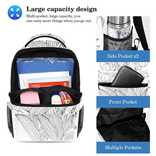 Sac à dos tulipe multicolore idéal pour le collège et les sorties