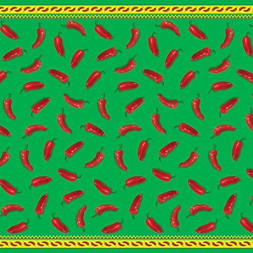 Image of Beistle - Chili Pepper Tablecover - Standard